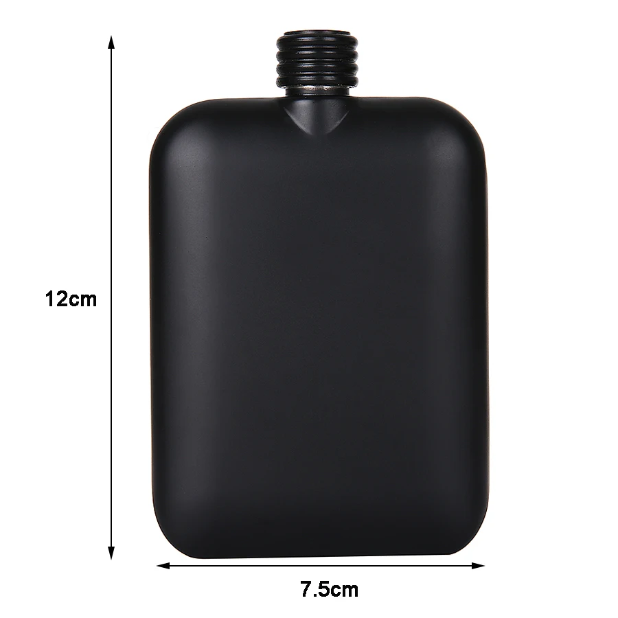 Description Picture 4 of item6 Oz Creative Alcohol Whiskey Bottle Stainless Steel Pocket Whisky Hip Flask Leak Proof Flasks for Camping Gift for Men