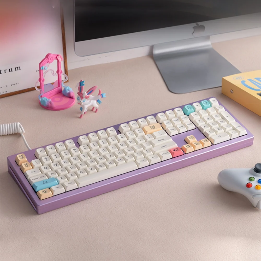 ［美品]Akko MonsGeek M5Wシルバーフルアルミメカニカルキーボード 美品]Akko MonsGeek M5Wシルバーフルアルミメカニカルキーボード