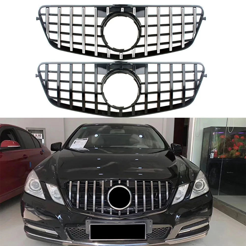 

Front Racing Facelift Grill Upper Grille Bumper Cover For Mercedes-Benz W212 E-Class E250 E280 E300 E320 E400 E430 2009-2013