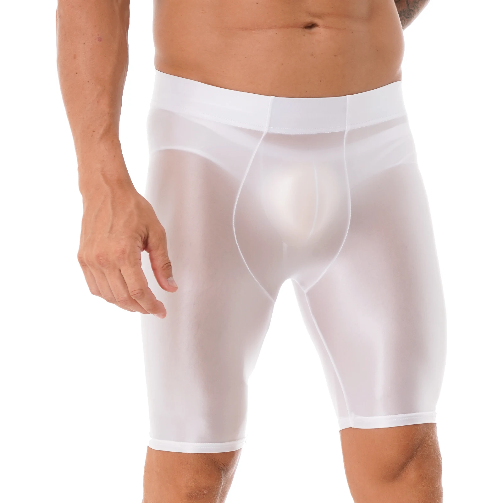 Men Swimsuit Swim Trunks Elastic Waistband for Gym Sport Fitness Swimming Surfing