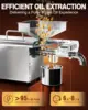 Oil Press Extractor Machine Cold & Hot Press Automatic Electric Oil Maker for Home Commercial 750W Seeds Nuts Oil Expeller 2