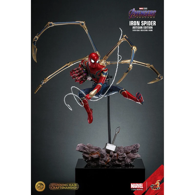 Descubra o MMS762AE: A Edição Artesanal do Iron Spider da Hot Toys