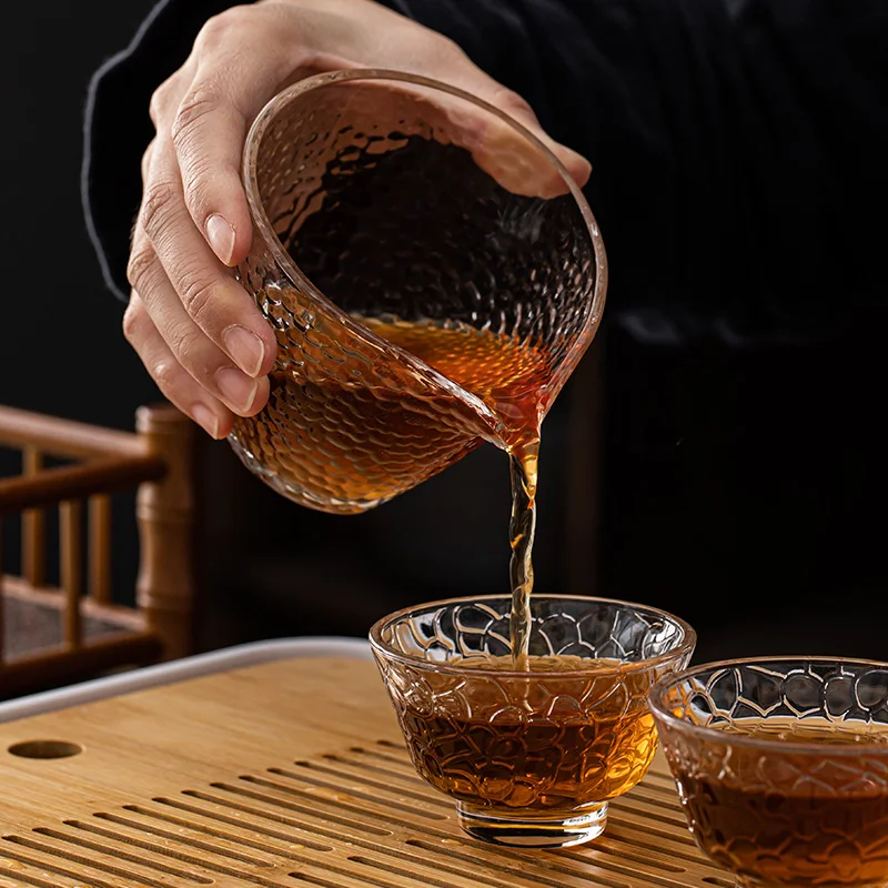 210ml Heat-resistant Glass Tea Pitchers Gongdaobei Chahai Kungfu Accessories Cup