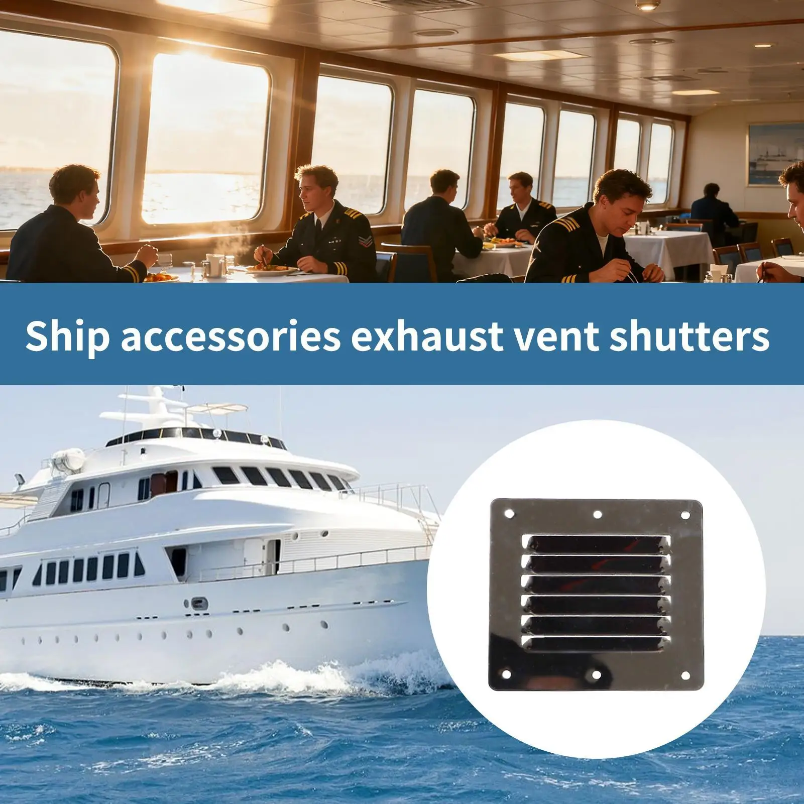 Boat Vent 316 Stainless Steel Rust Proof Ventilator Marine Boat Vent For Deck Wall Engine Outdoor Fishing Sports