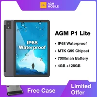 AGM PAD P1 LITE Waterproof 10.36" FHD+ Tablet,4GB+128GB,MTK Helio G99, 7000mAh Battery+ Free Drop Proof Case. 1
