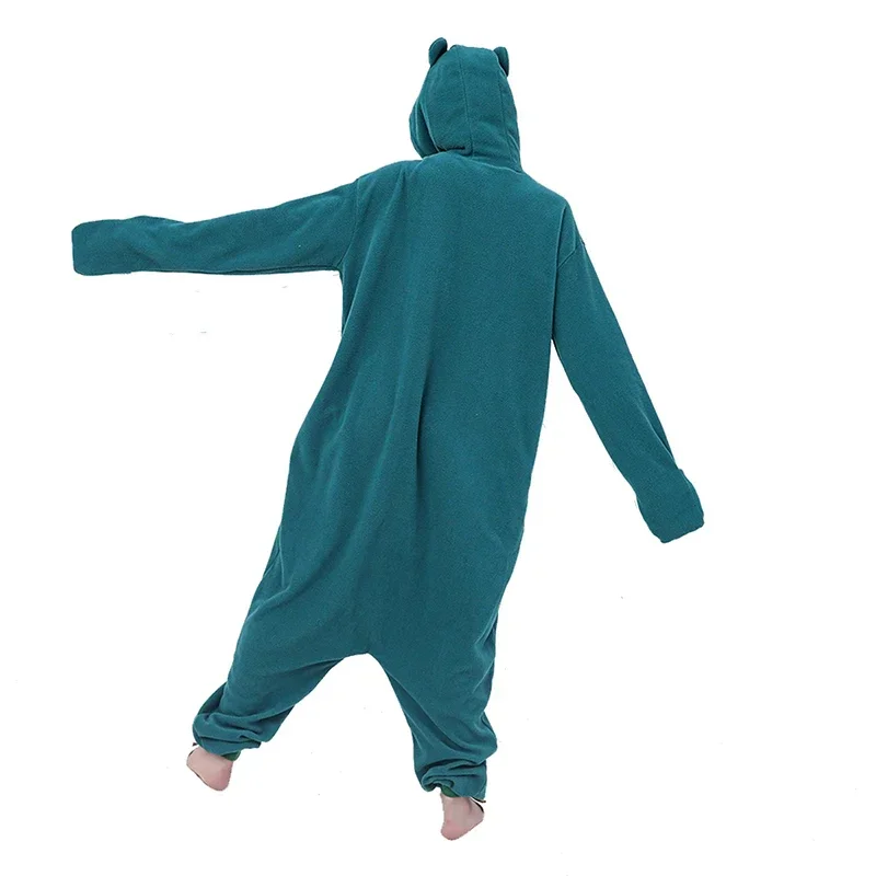 Women Pajamas Onesie Snorlax One-Piece Pijamas for Adults Cosplay Costume Halloween Kigurumi Christmas Sleepwear Suit