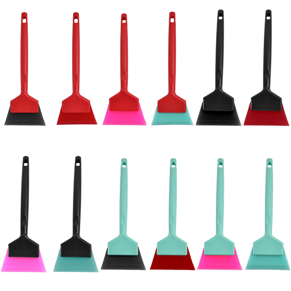 Plastic Handle TPU Blade Window Tints Wrap Vinyl Glass Water Wiper Film Scraper Squeegee Auto Install Household Cleaning Tool