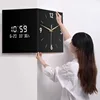 Luxury Creative Two-sided Living Room Wall Clock Modern Nordic Aesthetic Silent Corner Digital Wall Clocks Home Decoration 4