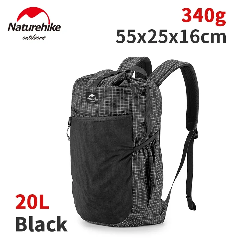 

Naturehike Camping Travel Backpack 20L Large Capacity Waterproof Backpack Xpac Ultralight Fashion Outdoor Hiking Backpack