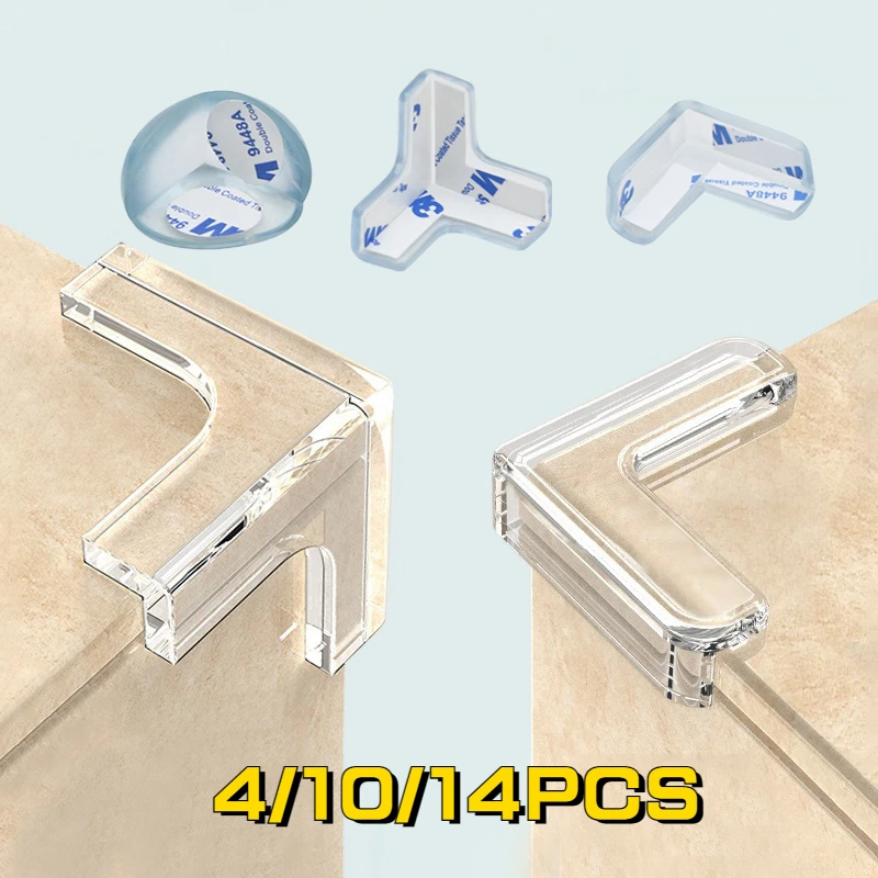 Silicone Table Corner Protector Table Edge Protector Furniture Anti Collision Strip 4PCS Baby Safety Protection Cover Electric Socket Protection Children Anticollision Guards silicone table corner protector table corner protector table edge protector furniture anti collision strip
