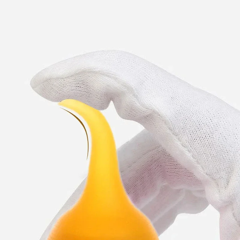 Reusable Clear Silicone Baby Ear Syringe & Nasal Aspirator Newborn Manual Sucks Snot and Mucus Nasal Bulb Ear Syringe Cleanable Nasal Aspirator