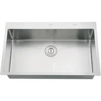Kitchen sink, sink drop gauge  kitchen sink top mount single bowl deep kitchen sink,‎33 x 19 x 10 inches 1