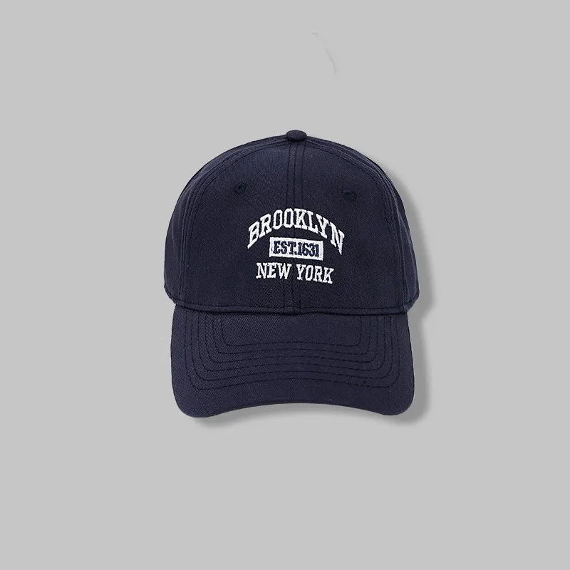 Letter Embroidered Baseball Cap For Women Spring Summer Korean Style Adjustable Duckbill Cap baseball cap