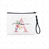 Letter Personalized Custom Name Cosmetic Makeup Bag Travel Kit Bags Teacher Appreciation Gift Small Cosmetics Pouch Pencil Case 5