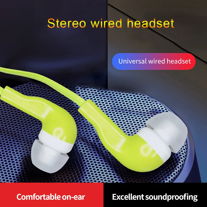  Ming Crystal Cable MP3 Headset in-Ear Fully Compatible for Apple Android Phones 
