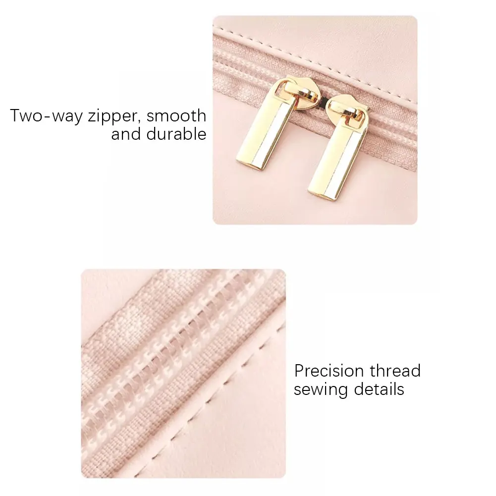 Multi-compartment Toiletry Cosmetics Bag Fashion Portable Makeup Storage Pouch For Lipsticks Eyeshdow 6