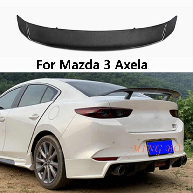 

For Mazda 3 Axela Sedan Universal TF Spoiler 2006 2007 2008 2009 2010 2011 -2018 carbon fiber material car trunk spoiler
