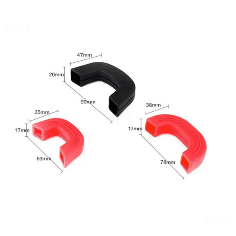 Silicone Anti-Scald Pot Handle Protectors Non-Slip Pot Clip Sleeves Heat Resistant Oven Gloves Kitchen Cookware Holders 1/2Pcs silicone oven mitts kitchen gloves silicone oven gloves