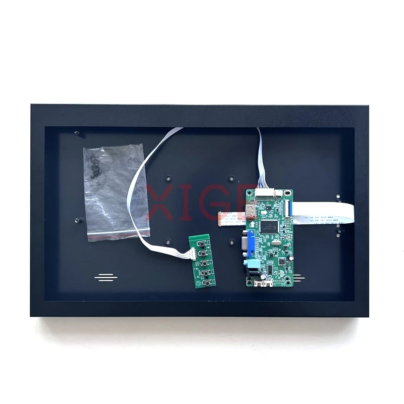 

Fit HB140WX1 NT140WHM Portable Screen Controller Driver Board&Metal Shell VGA HDMI-Compatible 14" 1366*768 30-Pin EDP Modify Kit