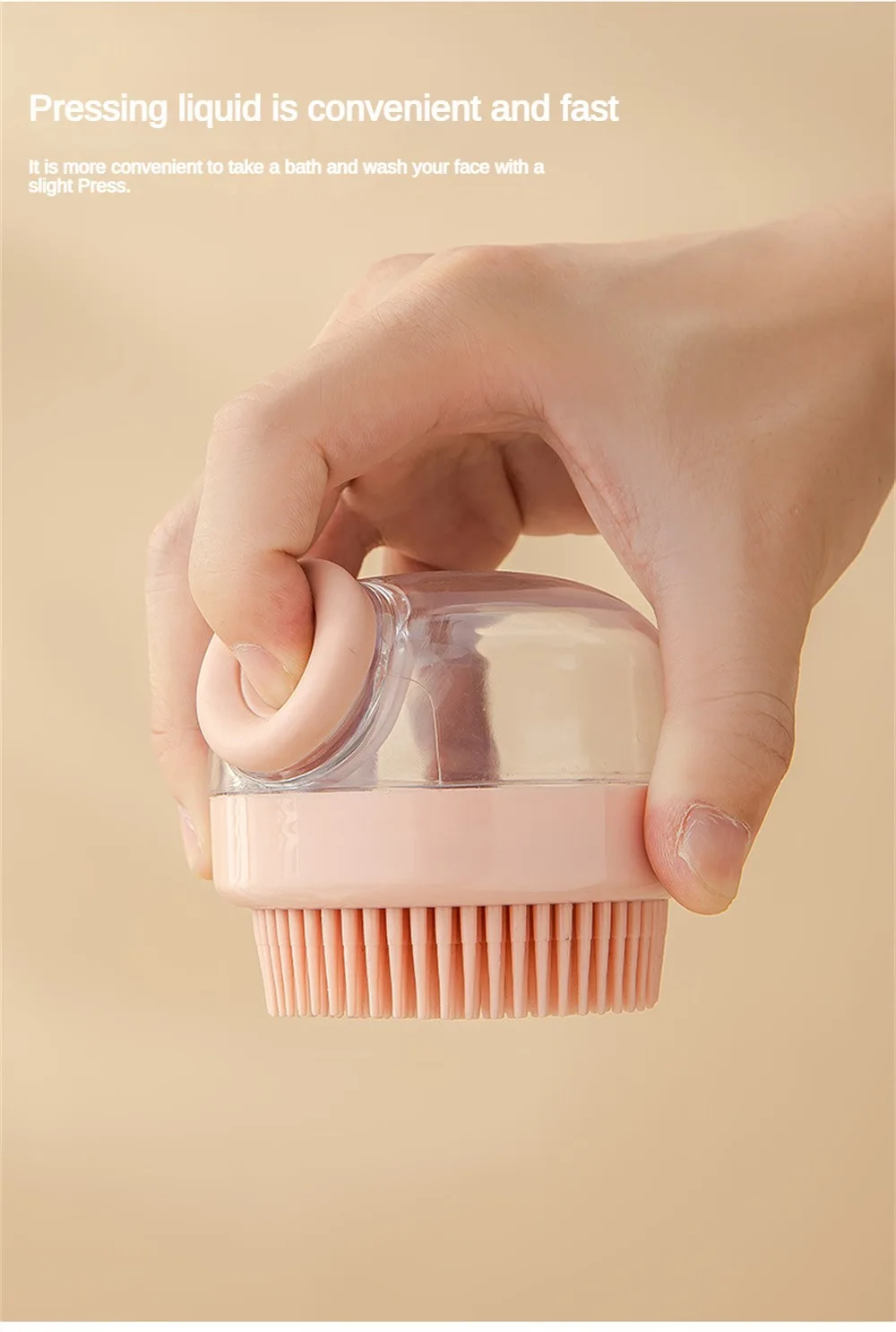 Description Picture 6 of itemManual Head Scalp Care Massage Shampoo Brush Slimming Comb Cleaning Shower Bath Exfoliate Remove Dandruff Promote Hair Grow