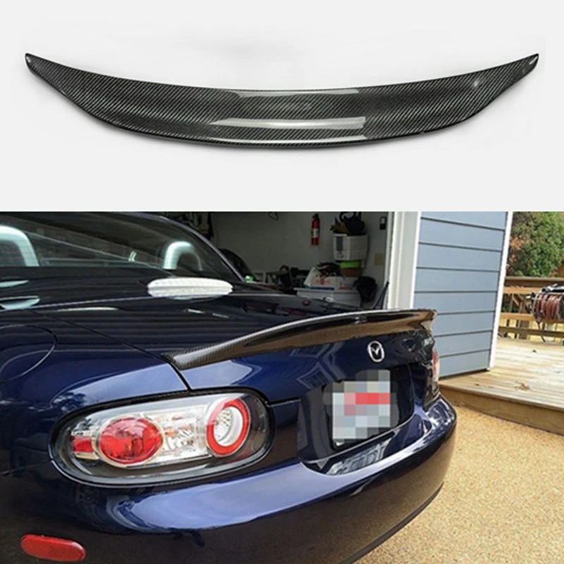 Car-Styling Per Mx5 Nc Ncec Roster Miata Epa Tipo 3 Spoiler Posteriore In Fibra Di Carbonio Labbro Alettone Tronco In Fibra Lucida (Solo Prht Hard Top