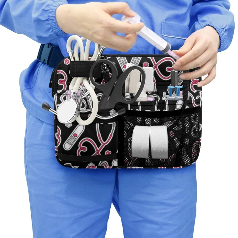 

Twoheartsgirl Emergency Supplies Nurse Fanny Pack Women Multifunctional Waist Bags Large Capacity Practical Tool Belt Organizer