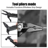 Multifunctional Pliers Hand Tools Claw Hammer with Nylon Sheath For Outdoor Survival Camping Hunting Folding Stainless Steel 4