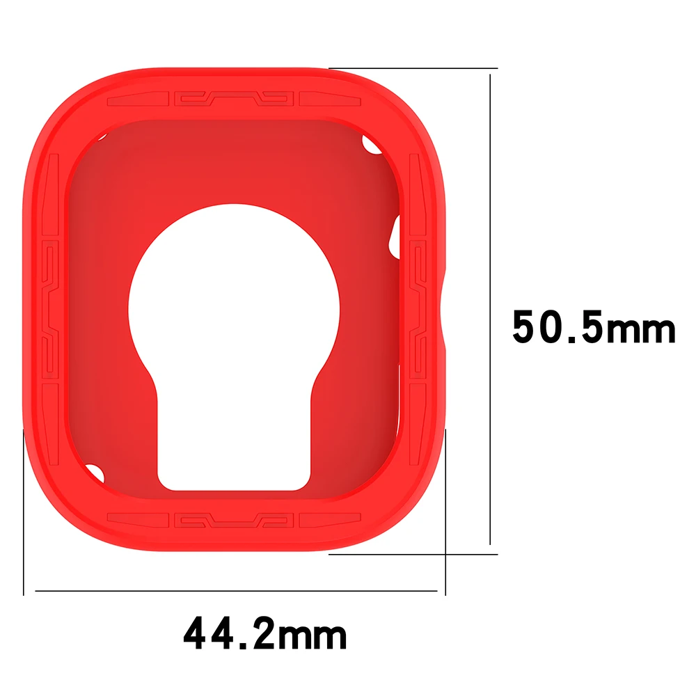 Silicone Replacement Strap with Protective Case