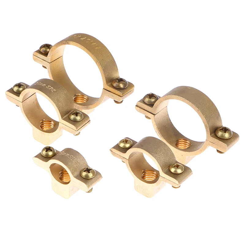황동 파이프 클램프 브래킷 지지대 행어 고정 배관 용수, 15mm, 22mm, 28mm, 35mm, 40mm