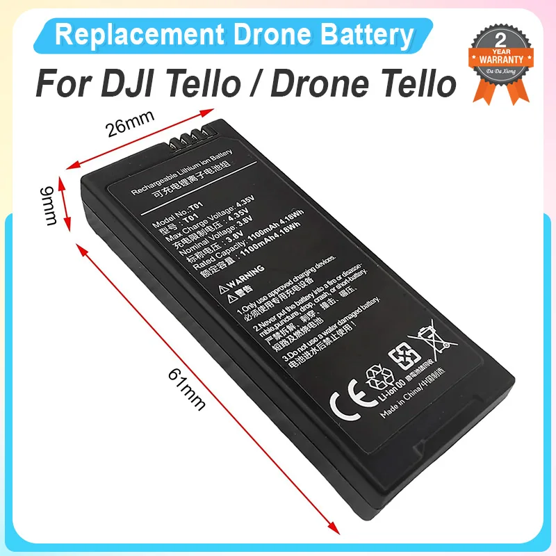 Batterie Drone DJI Mavic Mini 7.6V 2400mAh Lot 1-3 + Chargeur