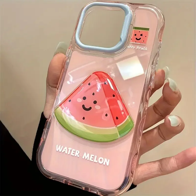 Charming Watermelon Jelly Phone Case - Trendy and Versatile Design
