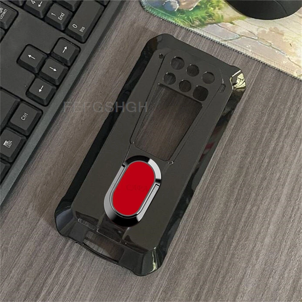 Durable TPU Silicone Phone Case with Back Ring Holder