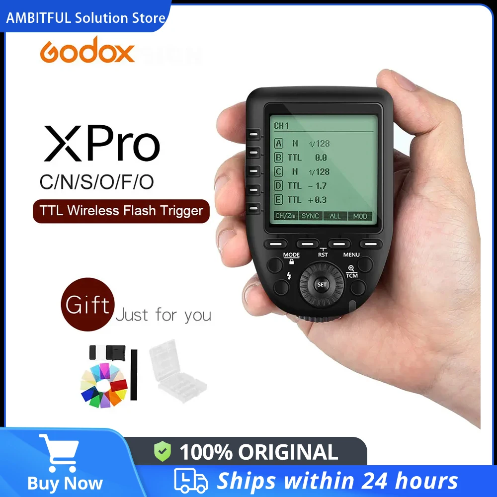 Godox Xpro-C Xpro-N Xpro-S Xpro-F Xpro-O Xpro-P 2.4G TTL Wireless Trigger Transmitter flash trigger for Canon Nikon Sony Fuji Olympus Pentax