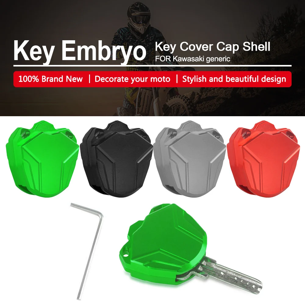

With LOGO Motorcycle CNC Aluminum Key Cover Cap Keys Case Shell Protector For KAWASAKI Z125 Z650 Z750 Z750S Z750R Z750L