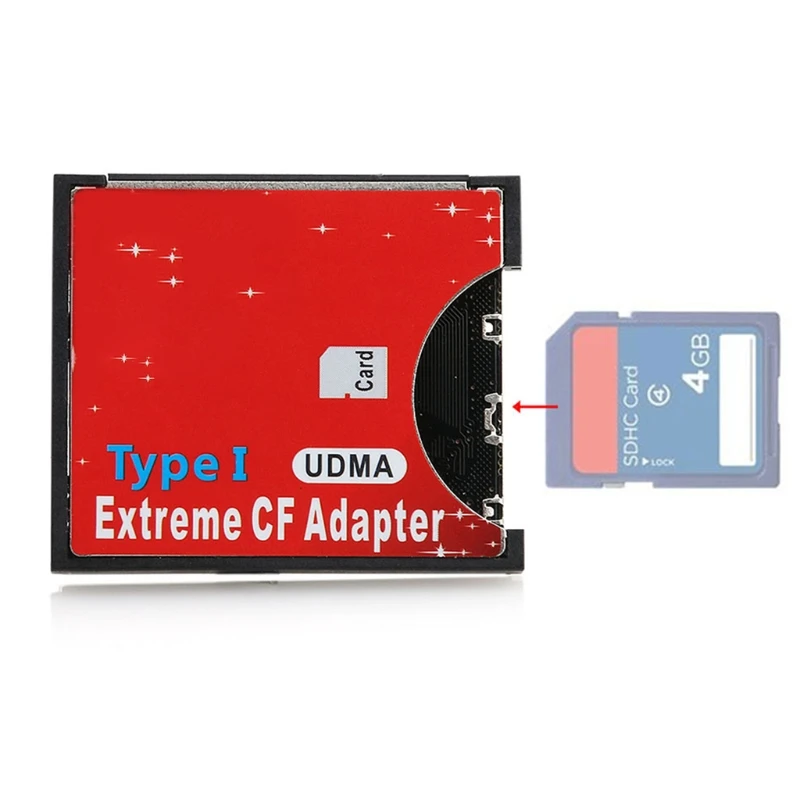 Фото Высококачественный адаптер для карт Micro-SD TF-CF Micro-SD SDHC SDXC в Compact Type I, преобразователь устройства чтения №3