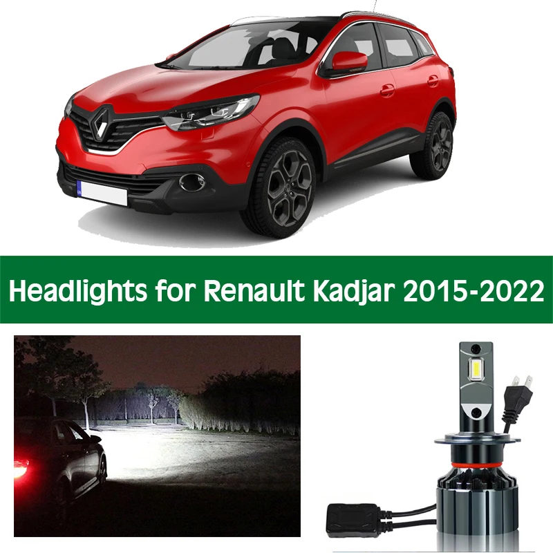 CarHeadlampFor20152022RenaultKadjarLEDHeadlightBulbLowBeam