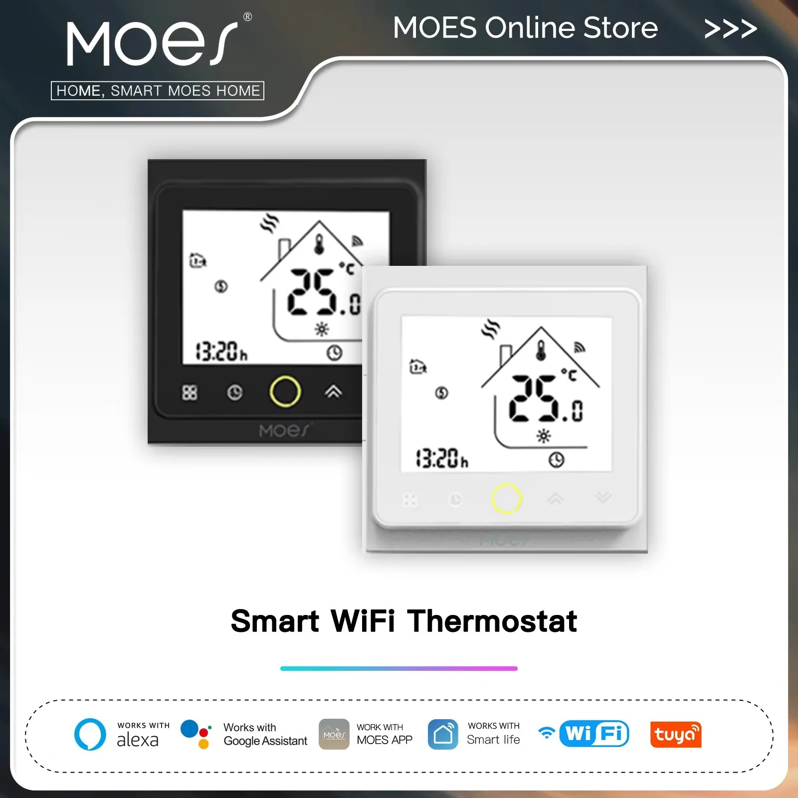 Smart WiFi Thermostat Temperature Controller for Water Electric Warm Floor Heating Water Gas Boiler Works with Echo Google Home Tuya smart thermostat smart thermostat socket temperature controller thermostatic valve controller