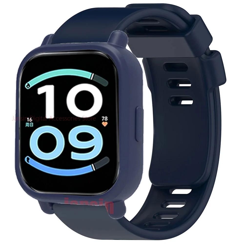 Enhanced Sports Bracelet with TPU Case and Silicone Wristband - Versatile Hollow Out Cover Strap Accessory