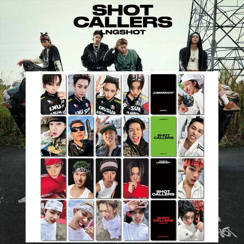 Nouvel album de débüt KPOP SHOT CALLERS mini-album LNGSHOT Louis Ohyul Ryul Woojin édition spéciale, carte moto, marchandises
