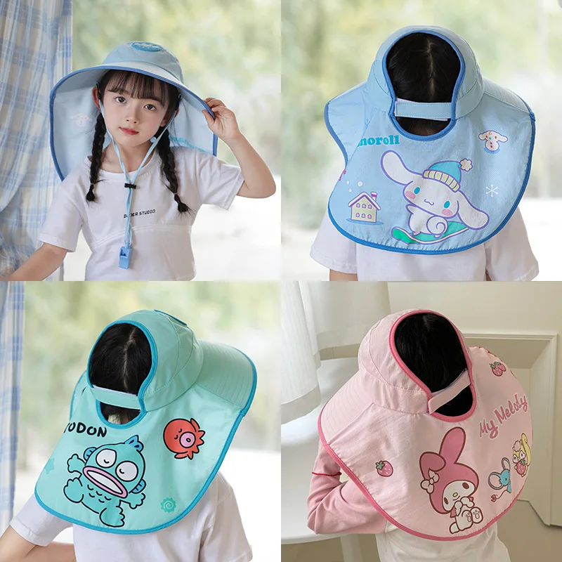 

Sanrios Hello Kitty Kid Sun Hat Cinnamoroll Kuromi My Melody Cartoon Summer Bucket Hat Anime Casual Empty Hat Cute Boy Girl Gift