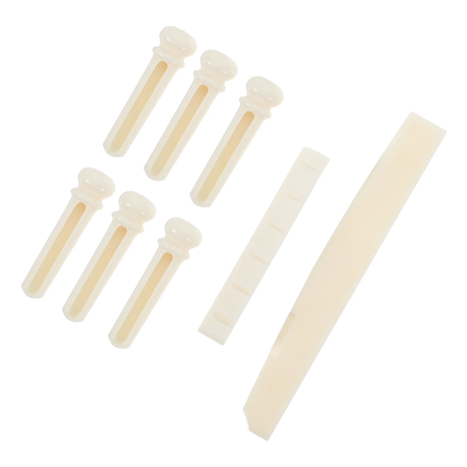 

Guitar Bridge Pins Replacement Saddle and Nut String Acoustic Pegs Folk Supplies Beef Bone Accessories