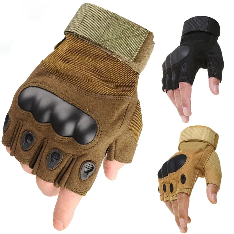 Tactical Gloves Outdoor Sport Half Finger Military Men Women Combat Shooting Hunting Fitness Fingerless