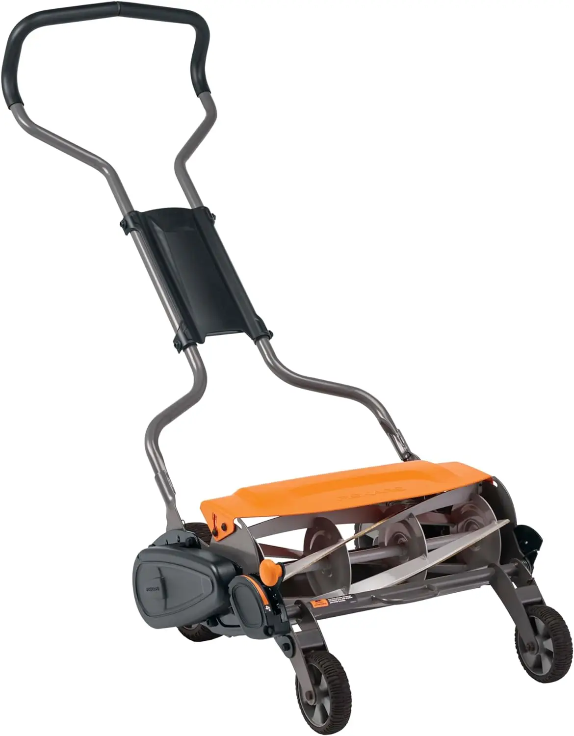 Fiskars StaySharp Max Reel Push Lawn Mower - 18" Cut Width - Eco-Friendly Cordless Grass Trimmer - Black