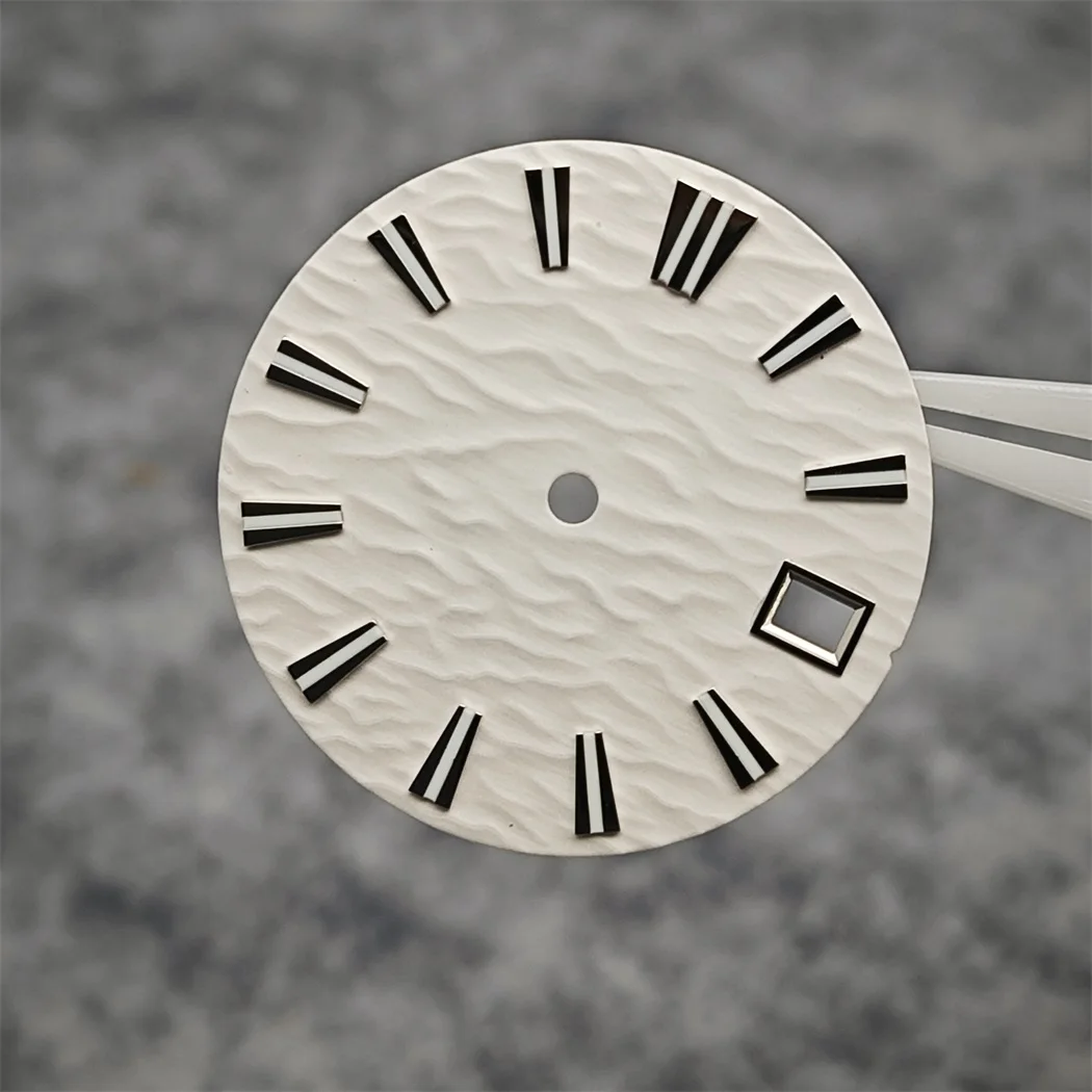 28.5mm Watch Dial for NH35/NH36/4R/6R Movement Watch Face Replacement Accessories