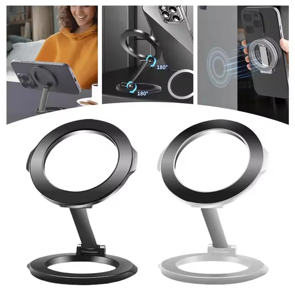 Foldable Magnetic Phone Holder and Stand