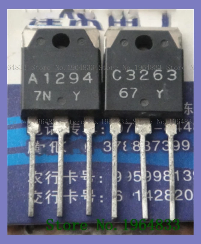 

2 шт./партия = пара 2SA1294 2SC3263 TO-3P