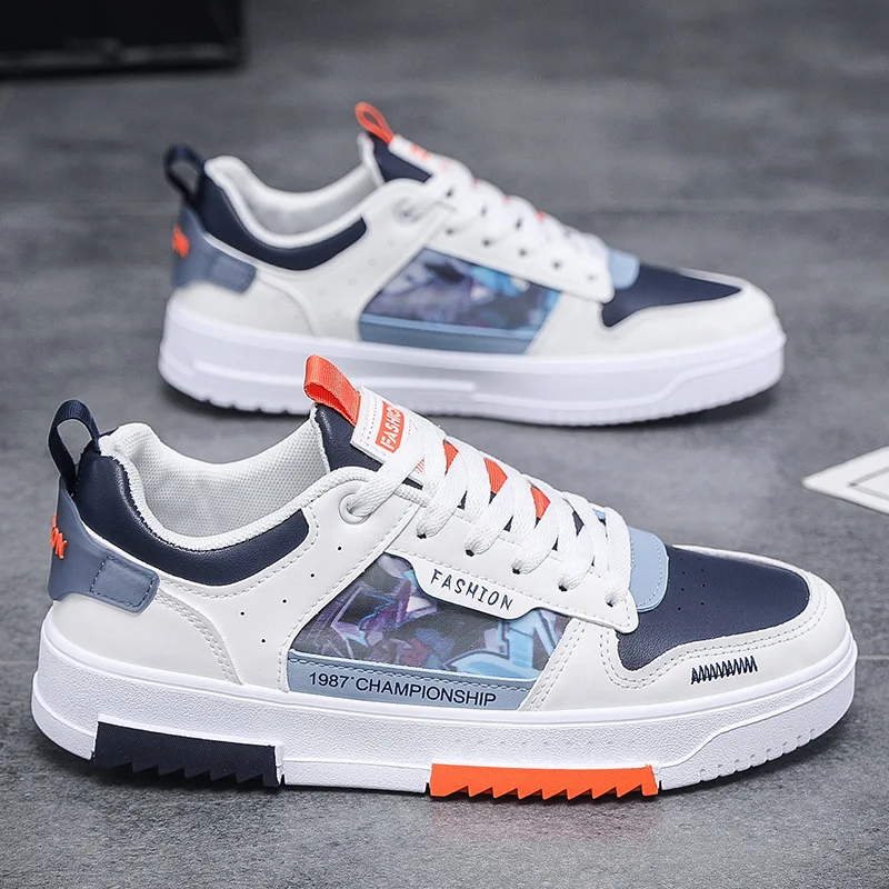 

Men's Casual Sneakers 2023 Fashion Versatile Student Skateboard Shoes Comfortable Lightweight Hiking Shoes Men's Platform Shoes