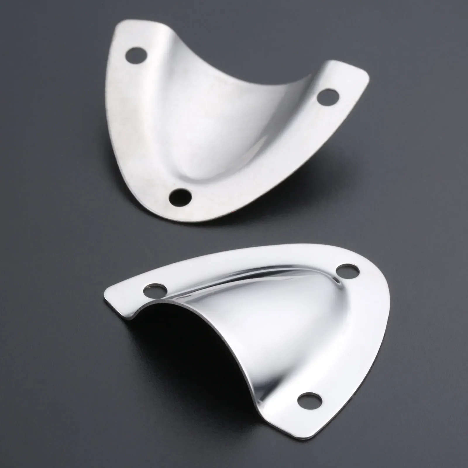 1Pc Marine Grade Stainless Steel Midget Clam Shell Wire Cable Vent Cover Hose for Rowing Boats Marine Yacht Surfing Water Sports