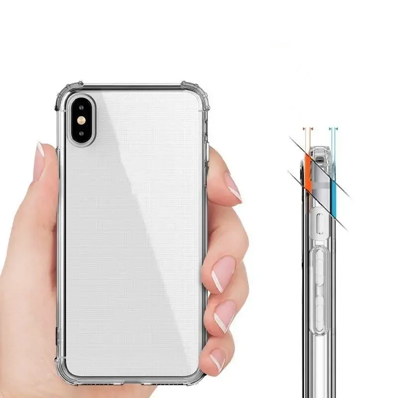 Drop Protection Clear Soft TPU Case for Iphone 17E 17 pro max 16e air X XS MAX XR 16E 11 12 13 14 plus 6 7 8 15 16 Cover 5
