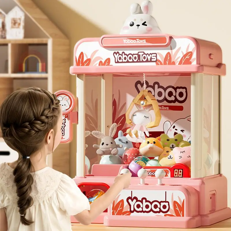 New Grab Doll Machine Large Size Coin Operated Gaming Machine Children's Toys Snack Blind Box New Gameplay Egg Twisting Machine 4